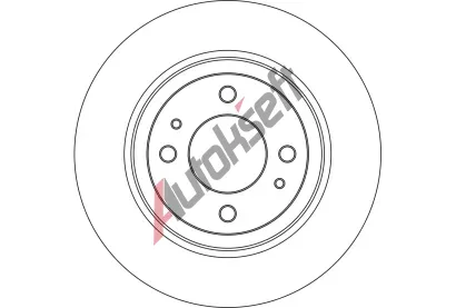 TRW Brzdový kotouč TRW DF6561, DF6561 TRW Brzdový kotouč TRW DF6561, DF6561