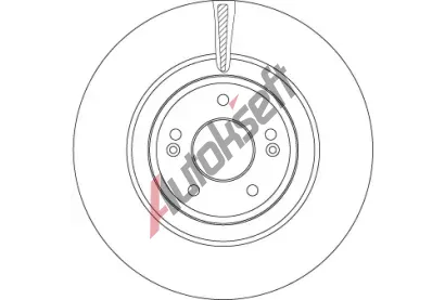 TRW Brzdový kotouč - 345 mm TRW DF6572, DF6572 TRW Brzdový kotouč - 345 mm TRW DF6572, DF6572