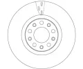 Brzdov kotou TRW ‐ TRW DF6590S