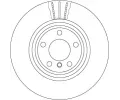 TRW Brzdov kotou - 345 mm TRW DF6602S, DF6602S