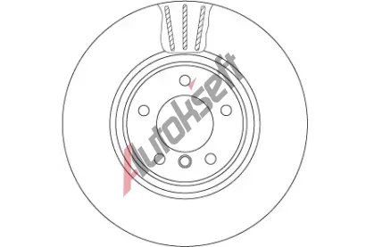 TRW Brzdov kotou - 338 mm TRW DF6609S, DF6609S