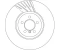 TRW Brzdov kotou - 374 mm ‐ TRW DF6614S