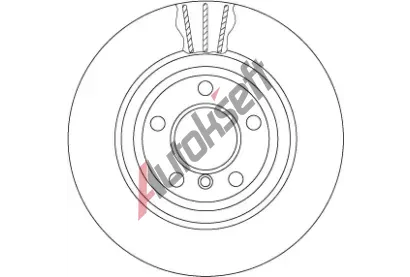 TRW Brzdov kotou - 330 mm TRW DF6617S, DF6617S
