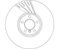 TRW Brzdov kotou - 374 mm TRW DF6623S, DF6623S