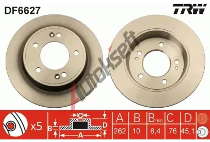 TRW Brzdov kotou - 262 mm TRW DF6627, DF6627