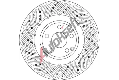 TRW Brzdov kotou - 344 mm TRW DF6674S, DF6674S