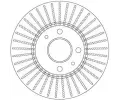TRW Brzdov kotou - 262 mm TRW DF6693, DF6693