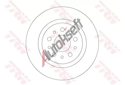 TRW Brzdový kotouč - 264 mm TRW DF6714, DF6714 TRW Brzdový kotouč - 264 mm TRW DF6714, DF6714