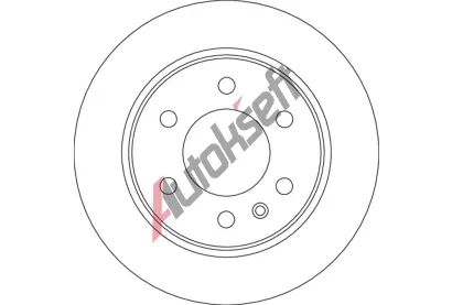 TRW Brzdový kotouč - 272 mm TRW DF6723S, DF6723S TRW Brzdový kotouč - 272 mm TRW DF6723S, DF6723S