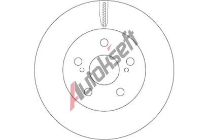 TRW Brzdov kotou - 255 mm TRW DF6734, DF6734