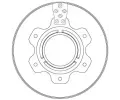 TRW Brzdov kotou - 324 mm TRW DF6743S, DF6743S