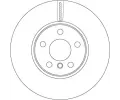 TRW Brzdov kotou - 307 mm TRW DF6747S, DF6747S
