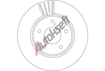 TRW Brzdový kotouč - 283 mm TRW DF6754, DF6754 TRW Brzdový kotouč - 283 mm TRW DF6754, DF6754