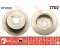 TRW Brzdov kotou - 281 mm ‐ TRW DF6760