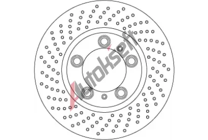 TRW Brzdový kotouč - 315 mm TRW DF6778S, DF6778S  TRW Brzdový kotouč - 315 mm TRW DF6778S, DF6778S