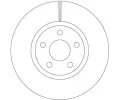 Brzdov kotou TRW ‐ TRW DF6810S