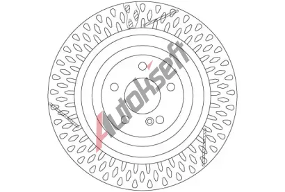 TRW Brzdový kotouč - 360 mm TRW DF6822S, DF6822S TRW Brzdový kotouč - 360 mm TRW DF6822S, DF6822S
