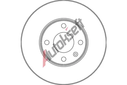 TRW Brzdov kotou - 256 mm TRW DF6831, DF6831