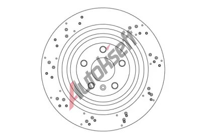 TRW Brzdový kotouč SINGLE - 345 mm TRW DF6849S, DF6849S TRW Brzdový kotouč SINGLE - 345 mm TRW DF6849S, DF6849S