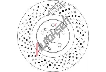 TRW Brzdov kotou - 360 mm TRW DF6862S, DF6862S