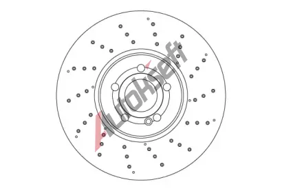 TRW Brzdový kotouč SINGLE - 350 mm TRW DF6865S, DF6865S TRW Brzdový kotouč SINGLE - 350 mm TRW DF6865S, DF6865S