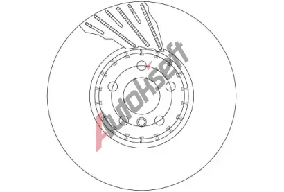 TRW Brzdov kotou - 348 mm TRW DF6891S, DF6891S