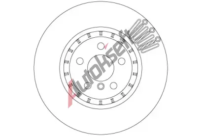 TRW Brzdov kotou - 345 mm TRW DF6892S, DF6892S