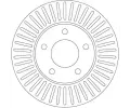 TRW Brzdov kotou - 278 mm TRW DF6922, DF6922