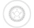 Brzdov kotou TRW ‐ TRW DF6923S