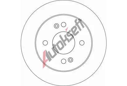 TRW Brzdový kotouč - 234 mm TRW DF6949, DF6949 TRW Brzdový kotouč - 234 mm TRW DF6949, DF6949