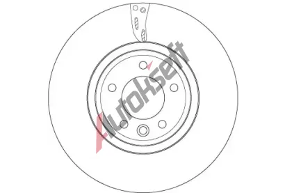 TRW Brzdov kotou - 349 mm TRW DF6954S, DF6954S