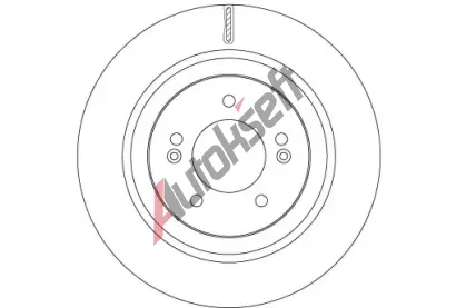 TRW Brzdov kotou - 314 mm TRW DF6959, DF6959