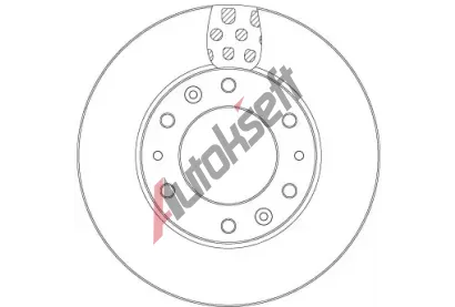 TRW Brzdov� kotou� - 299 mm TRW DF6962S, DF6962S