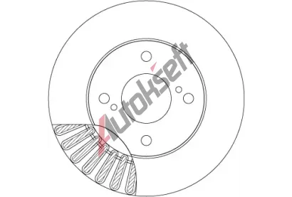 TRW Brzdov kotou - 231 mm TRW DF6990, DF6990