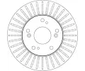 TRW Brzdov kotou - 262 mm TRW DF7195, DF7195