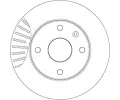 TRW Brzdov kotou - 256 mm TRW DF7218, DF7218