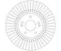 TRW Brzdov kotou - 321 mm TRW DF7973, DF7973