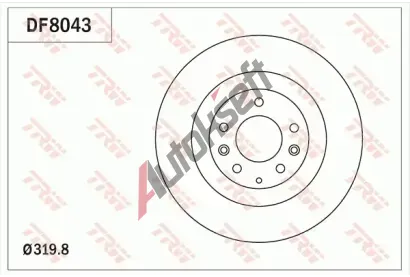 TRW Brzdov kotou - 320 mm TRW DF8043, DF8043