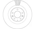 TRW Brzdov kotou - 320 mm TRW DF8043, DF8043