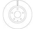 TRW Brzdov kotou - 297 mm TRW DF8052, DF8052