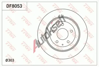 TRW Brzdov kotou - 303 mm TRW DF8053, DF8053