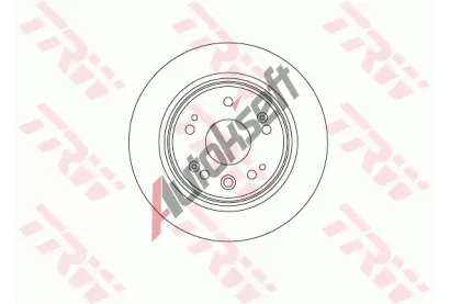 TRW Brzdový kotouč - 282 mm TRW DF8083, DF8083 TRW Brzdový kotouč - 282 mm TRW DF8083, DF8083
