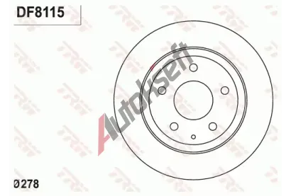 TRW Brzdov kotou - 278 mm TRW DF8115, DF8115