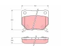 TRW Sada brzdovch destiek - kotouov brzda ‐ TRW GDB1007