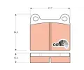 TRW Sada brzdovch destiek COTEC ‐ TRW GDB101