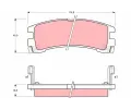 TRW Sada brzdovch destiek - kotouov brzda ‐ TRW GDB1018
