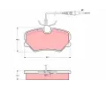 Sada brzdovch destiek TRW ‐ TRW GDB1039