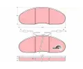 TRW Sada brzdovch destiek COTEC ‐ TRW GDB1069