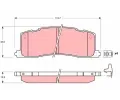 Sada brzdovch destiek TRW ‐ TRW GDB1138