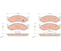 TRW Sada brzdovch destiek COTEC ‐ TRW GDB1153